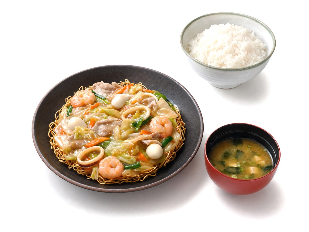 かた焼きそば定食（ご飯・スープ付き）